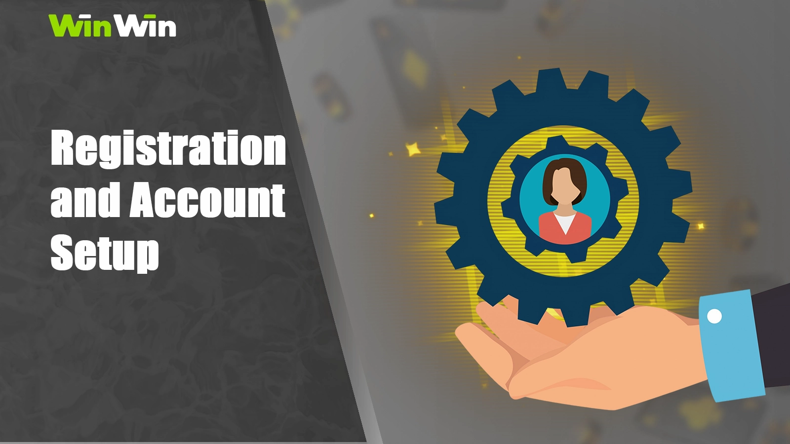 Register and create an account in WinWin - start playing in a few steps