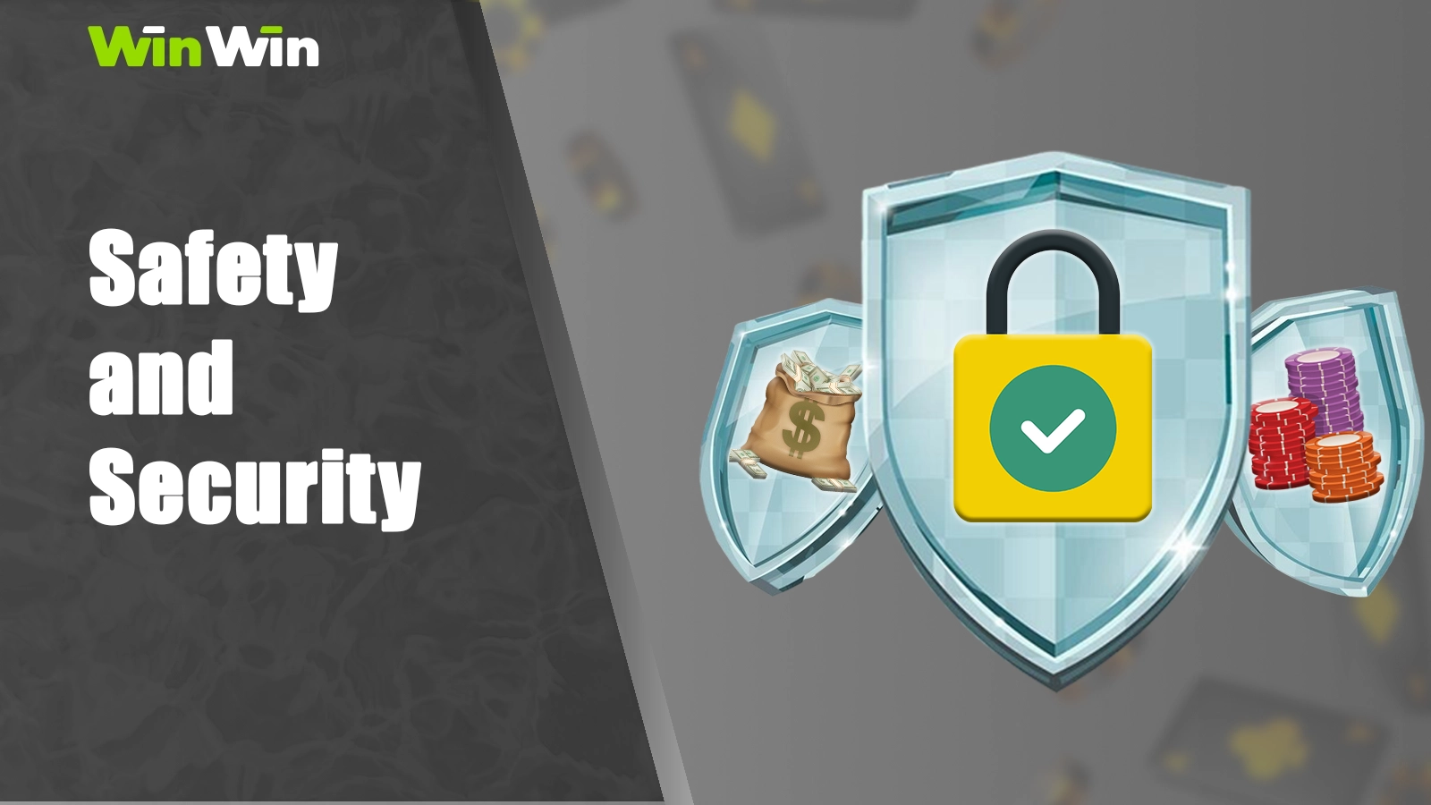 WinWin Player Security - data and payment protection, accounts and transactions, data encryption